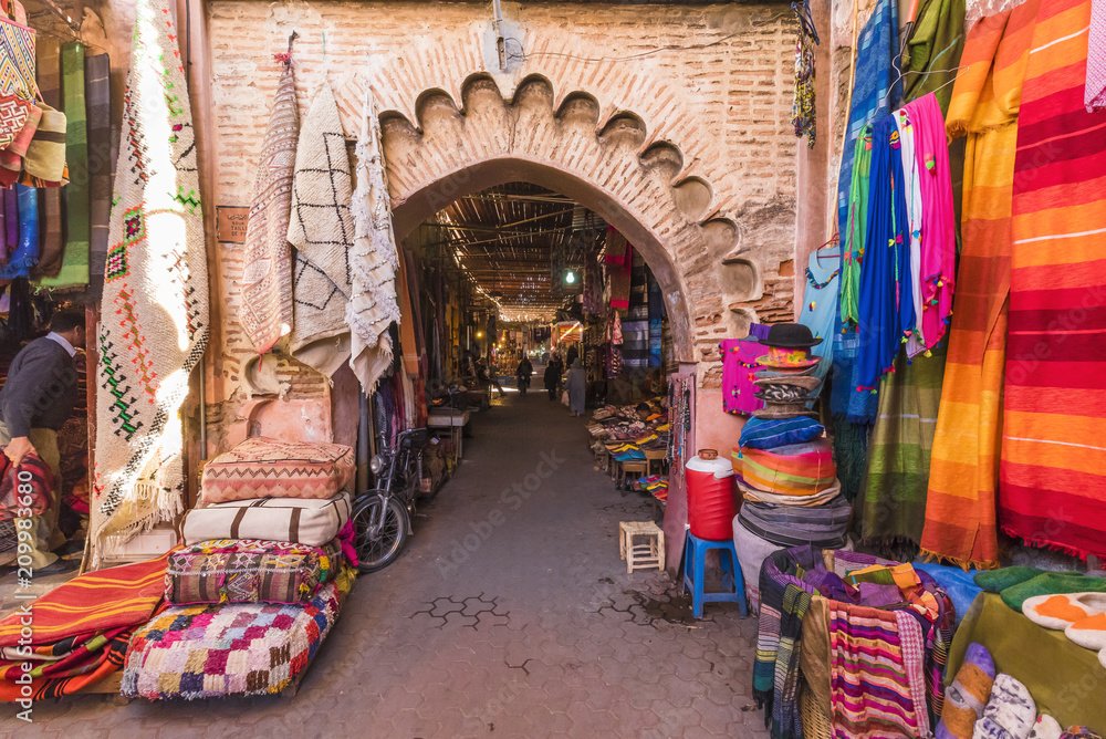 A doorway in the medina